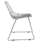 ΚΑΡΕΚΛΑ ΜΕΤΑΛΛΙΚΗ ΑΣΗΜΙ ICARUS HM8010.10 54x57x79cm - Image 4