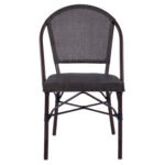 ΚΑΡΕΚΛΑ PRETORIA ΜΕΤΑΛΛΙΚΗ BAMBOO LOOK ΚΑΦΕ HM5718 54x62x89 εκ. - Image 3