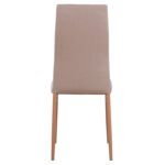ΚΑΡΕΚΛΑ ΜΕΤΑΛΛΙΚΗ LADY HM0037.14 ΜΠΕΖ ΥΦΑΣΜΑ ΜΕΤΑΛΛΙΚΟ ΣΚΕΛΕΤΟ K/D 40x48x95 εκ. - Image 6