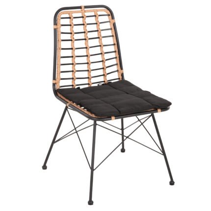 Αγόρασε ΚΑΡΕΚΛΑ ΜΕΤΑΛΛΙΚΗ ALLEGRA HM5691.11 WICKER ΜΠΕΖ-ΜΑΥΡΟ 51x54x84Υεκ. σε μοναδική τιμή στο clickforshop.gr