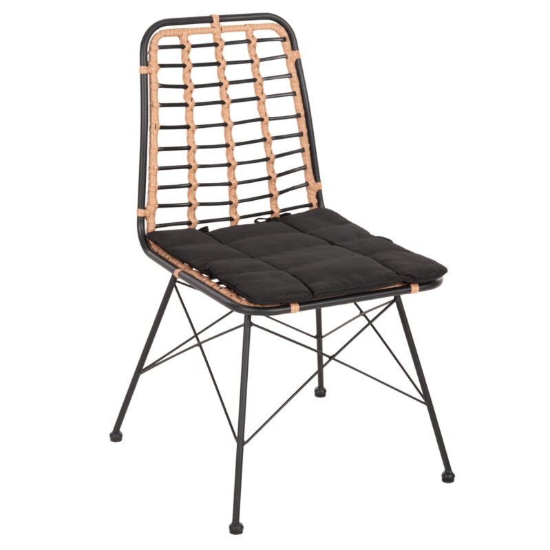 Αγόρασε ΚΑΡΕΚΛΑ ΜΕΤΑΛΛΙΚΗ ALLEGRA HM5691.11 WICKER ΜΠΕΖ-ΜΑΥΡΟ 51x54x84Υεκ. σε μοναδική τιμή στο clickforshop.gr