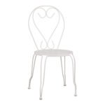 Αγόρασε ΚΑΡΕΚΛΑ ΜΕΤΑΛΛΙΚΗ AMORE ΛΕΥΚΗ 42x48x90 εκ. HM5007.12 σε μοναδική τιμή στο clickforshop.gr