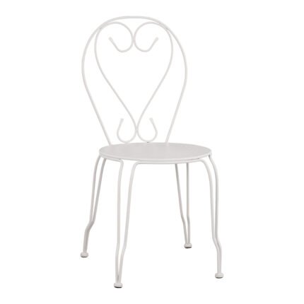 Αγόρασε ΚΑΡΕΚΛΑ ΜΕΤΑΛΛΙΚΗ AMORE ΛΕΥΚΗ 42x48x90 εκ. HM5007.12 σε μοναδική τιμή στο clickforshop.gr