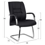 ΠΟΛΥΘΡΟΝΑ ΣΥΝΕΡΓΑΣΙΑΣ ANGEE HM1107.01 ΣΕ ΧΡΩΜΑ ΜΑΥΡΟ 58Χ72Χ98Yεκ. - Image 2