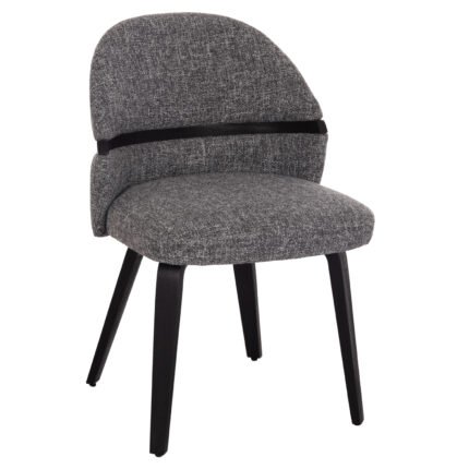 Αγόρασε ΚΑΡΕΚΛΑ ΤΡΑΠΕΖΑΡΙΑΣ DEKKER HM18249.02 PLYWOOD ΜΑΥΡΟ--ΥΦΑΣΜΑ ΓΚΡΙ 50x60x80Υεκ. σε μοναδική τιμή στο clickforshop.gr