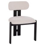 Αγόρασε ΚΑΡΕΚΛΑ ΤΡΑΠΕΖΑΡΙΑΣ KARVO HM18252.02 ΕΚΡΟΥ ΥΦΑΣΜΑ--ΞΥΛΟ ΣΕ ΜΑΥΡΟ 57x50x78