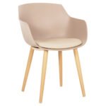 Αγόρασε ΚΑΡΕΚΛΑ ΤΡΑΠΕΖΑΡΙΑΣ LUCIE HM8242.11 CAPUCCINO PP-ΜΕΤΑΛ. ΠΟΔΙΑ ΟΨΗ ΞΥΛΟΥ 56x55