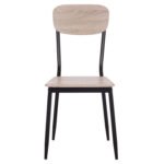 ΚΑΡΕΚΛΑ ΤΡΑΠΕΖΑΡΙΑΣ PAGET HM8373.01 SONAMA ΜΕ ΜΑΥΡΑ ΠΟΔΙΑ 40x49x87.5Y - Image 3