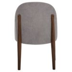 ΚΑΡΕΚΛΑ ΤΡΑΠΕΖΑΡΙΑΣ RAMMER HM9744.01 RUBBERWOOD ΣΕ ΚΑΡΥΔΙ-ΓΚΡΙ ΥΦΑΣΜΑ 57x55x86Υεκ. - Image 6