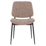 ΚΑΡΕΚΛΑ ΤΡΑΠΕΖΑΡΙΑΣ CONTI HM9983.02 ΜΑΥΡΟ ΜΕΤΑΛΛΟ--ΚΑΦΕ ΥΦΑΣΜΑ 49x56x82Υεκ. - Image 3