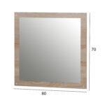 ΚΑΘΡΕΦΤΗΣ ΤΟΙΧΟΥ HM4360 ΜΕΛΑΜΙΝΗ ΣΕ ΣΟΝΑΜΑ 80x70x1.8(βάθος)εκ - Image 2