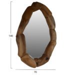 ΚΑΘΡΕΠΤΗΣ HM9359 ΑΠΟ ΜΑΣΙΦ ΞΥΛΟ ΤEAK ΦΥΣΙΚΟ 100x70YΕΚ. - Image 2