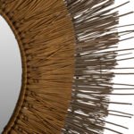 ΚΑΘΡΕΠΤΗΣ ΜΕ ΠΛΑΙΣΙΟ MENDONG GRASS Φ105εκ ΣΕ ΧΡΩΜΑ ΦΥΣΙΚΟ ΧΡΥΣΟ HM7798 - Image 6