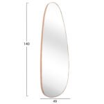 ΚΑΘΡΕΠΤΗΣ ΤΟΙΧΟΥ CRITHER HM4486.03 ΜΕ ΠΛΑΙΣΙΟ MDF ΦΥΣΙΚΟ ΧΡΩΜΑ ΞΥΛΟΥ 49x140Υεκ. - Image 2