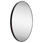 ΚΑΘΡΕΠΤΗΣ ΤΟΙΧΟΥ ΣΕΙΡΑ ARCHER HM4498.01 ΠΛΑΙΣΙΟ ΣΤΡΟΓΓΥΛΟ ΑΛΟΥΜΙΝΙΟΥ ΜΑΥΡΟ Φ80εκ - Image 3