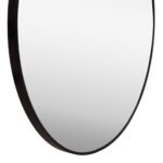 ΚΑΘΡΕΠΤΗΣ ΤΟΙΧΟΥ ΣΕΙΡΑ ARCHER HM4498.01 ΠΛΑΙΣΙΟ ΣΤΡΟΓΓΥΛΟ ΑΛΟΥΜΙΝΙΟΥ ΜΑΥΡΟ Φ80εκ - Image 5