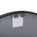 ΚΑΘΡΕΠΤΗΣ ΤΟΙΧΟΥ ΣΕΙΡΑ ARCHER HM4498.01 ΠΛΑΙΣΙΟ ΣΤΡΟΓΓΥΛΟ ΑΛΟΥΜΙΝΙΟΥ ΜΑΥΡΟ Φ80εκ - Image 6