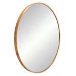 ΚΑΘΡΕΠΤΗΣ ΤΟΙΧΟΥ ΣΕΙΡΑ ARCHER HM4498.30 ΠΛΑΙΣΙΟ ΣΤΡΟΓΓΥΛΟ ΑΛΟΥΜΙΝΙΟΥ ΧΡΥΣΟ Φ80εκ - Image 3