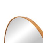 ΚΑΘΡΕΠΤΗΣ ΤΟΙΧΟΥ ΣΕΙΡΑ ARCHER HM4498.30 ΠΛΑΙΣΙΟ ΣΤΡΟΓΓΥΛΟ ΑΛΟΥΜΙΝΙΟΥ ΧΡΥΣΟ Φ80εκ - Image 4