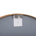 ΚΑΘΡΕΠΤΗΣ ΤΟΙΧΟΥ ΣΕΙΡΑ ARCHER HM4498.30 ΠΛΑΙΣΙΟ ΣΤΡΟΓΓΥΛΟ ΑΛΟΥΜΙΝΙΟΥ ΧΡΥΣΟ Φ80εκ - Image 6