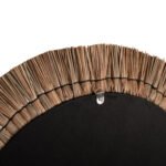 ΚΑΘΡΕΠΤΗΣ ΤΟΙΧΟΥ HM7834 ΜΕ ΠΛΕΚΤΟ ΠΛΑΙΣΙΟ MENDONG GRASS Φ70εκ ΣΕ ΜΑΥΡΟ & ΦΥΣΙΚΟ - Image 4