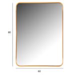 ΚΑΘΡΕΠΤΗΣ ΤΟΙΧΟΥ HM9584.30 ΣΚΕΛΕΤΟΣ ΑΛΟΥΜΙΝΙΟΥ ΧΡΥΣΟΣ 60x3x80Υεκ. - Image 2