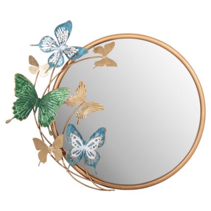 Αγόρασε ΚΑΘΡΕΠΤΗΣ ΤΟΙΧΟΥ ΣΤΡΟΓΓΥΛΟΣ ΗΜ4213 ΜΕΤΑΛΛΟ ΣΕ ΧΡΥΣΟ-ΠΡΑΣΙΝΟ-ΜΠΛΕ 62x6