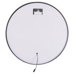 ΚΑΘΡΕΠΤΗΣ ΤΟΙΧΟΥ ΣΤΡΟΓΓΥΛΟΣ IMAGE HM9579.01 ΑΛΟΥΜΙΝΙΟ ΣΕ ΜΑΥΡΟ-ΦΩΤΙΣΜΟΣ LED Φ60x3εκ. - Image 4