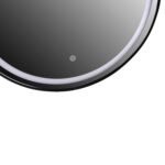 ΚΑΘΡΕΠΤΗΣ ΤΟΙΧΟΥ ΣΤΡΟΓΓΥΛΟΣ IMAGE HM9579.01 ΑΛΟΥΜΙΝΙΟ ΣΕ ΜΑΥΡΟ-ΦΩΤΙΣΜΟΣ LED Φ60x3εκ. - Image 5