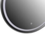 ΚΑΘΡΕΠΤΗΣ ΤΟΙΧΟΥ ΣΤΡΟΓΓΥΛΟΣ HM9580.40 ΑΛΟΥΜΙΝΙΟ ΣΕ ΓΚΡΙ-ΦΩΤΙΣΜΟΣ LED Φ60x3εκ. - Image 5