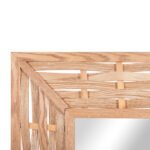 ΚΑΘΡΕΠΤΗΣ ΤΟΙΧΟΥ ΤΕΤΡΑΓΩΝΟΣ HM4226 ΜΠΑΜΠΟΥ ΣΕ ΧΡΩΜΑ ΟΑΚ 71x7x71 εκ. - Image 4