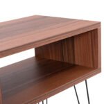 ΚΟΜΟΔΙΝΟ TODD HM18184.05 ΜΕΛΑΜΙΝΗ ΣΕ ΚΑΡΥΔΙ-ΜΕΤΑΛ.ΜΑΥΡΑ ΠΟΔΙΑ 45.5x29.5x58.5Υεκ. - Image 5