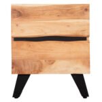 ΚΟΜΟΔΙΝΟ ALICIA ΜΕ 2 ΣΥΡΤΑΡΙΑ HM8360.21 ΜΑΣΙΦ ΞΥΛΟ ΑΚΑΚΙΑΣ-ΜΕΤΑΛΛΟ 45x35x56Yεκ. - Image 3