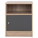 ΚΟΜΟΔΙΝΟ ΜΕΛΑΜΙΝΗΣ MALORY SONAMA-ΓΚΡΙ 40x40x50Yεκ.HM2205.04 - Image 3