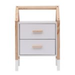 ΚΟΜΟΔΙΝΟ ΠΑΙΔΙΚΟ PEPE HM2489.03 ΛΕΥΚΗ ΜΕΛΑΜΙΝΗ-ΠΕΥΚΟ ΣΕ ΦΥΣΙΚΟ 46x30x67Υεκ. - Image 4