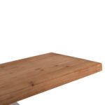 ΚΟΝΣΟΛΑ ΣΕΙΡΑ SANTORINI HM18043 ΤΟΠ ΞΥΛΟ ΕΛΑΤΟΥ-ΒΑΣΗ ΥΠΟΛΕΥΚΟ MDF 120x38x83Υεκ. - Image 5