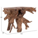 ΚΟΝΣΟΛΑ GRIMAL HM18298 ΞΥΛΟ ΤΕΑΚ (ΡΙΖΑ)--ΦΥΣΙΚΟ 125x46x80Υεκ. - Image 2