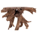 ΚΟΝΣΟΛΑ GRIMAL HM18298 ΞΥΛΟ ΤΕΑΚ (ΡΙΖΑ)--ΦΥΣΙΚΟ 125x46x80Υεκ. - Image 3