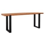 Αγόρασε ΚΟΝΣΟΛΑ SHIRE HM9800 ΑΝΑΚΥΚΛΩΜΕΝΟ ΞΥΛΟ TEAK-ΜΑΥΡΕΣ ΜΕΤΑΛΛΙΚΕΣ ΒΑΣΕΙΣ 240x50x90Yεκ σε μοναδική τιμή στο clickforshop.gr