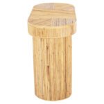 ΚΟΝΣΟΛΑ ΟΒΑΛ GATSBY HM9871 ΦΥΣΙΚΟ RATTAN ΣΕ ΦΥΣΙΚΟ ΧΡΩΜΑ 110x45x74,5Υεκ. - Image 4