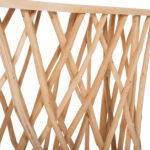 ΚΟΝΣΟΛΑ KRANT ΣΕ ΡΟΥΣΤΙΚ ΣΤΥΛ ΚΛΑΔΙΑ ΤEAK & 3εκ. ΕΠΙΦΑΝΕΙΑ 121X36X75Yεκ.HM9805 - Image 5