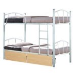 Αγόρασε ΚΟΥΚΕΤΑ FLOOR HM21123.01 ΜΕΤΑΛΛΙΚΗ ΛΕΥΚΗ ΜΕ 2 ΕΠΙΔΑΠΕΔΙΑ ΣΥΡΤΑΡΙΑ SONAMA 200x91