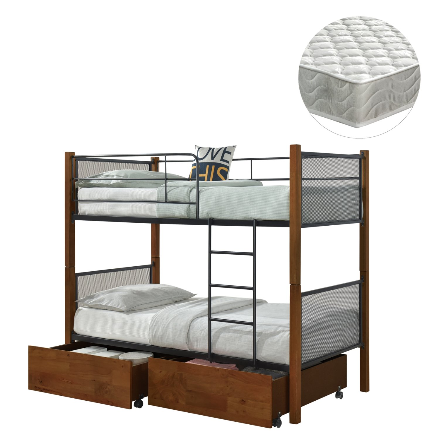 ΚΟΥΚΕΤΑ ΜΕ 2 ΣΥΡΤΑΡΙΑ & 2 ΣΤΡΩΜΑΤΑ 90X190εκ RAYVEN HM21336 ΞΥΛΟ ΚΑΙ ΜΕΤΑΛΛΟ Αγόρασε ΚΟΥΚΕΤΑ ΜΕ 2 ΣΥΡΤΑΡΙΑ & 2 ΣΤΡΩΜΑΤΑ 90X190εκ RAYVEN HM21336 ΞΥΛΟ ΚΑΙ ΜΕΤΑΛΛΟ σε μοναδική τιμή στο clickforshop.gr