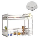 Αγόρασε ΚΟΥΚΕΤΑ ΠΑΙΔΙΚΗ ΜΕ ΠΑΡΚΑΚΙ PLAYKID HM21312.01 ΞΥΛΟ ΠΕΥΚΟΥ ΛΕΥΚΟ--ME ΣΤΡΩΜΑ 90x190εκ σε μοναδική τιμή στο clickforshop.gr
