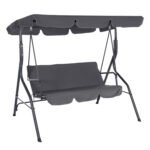 Αγόρασε ΚΟΥΝΙΑ 3ΘΕΣΙΑ ΜΕ ΣΚΙΑΣΤΡΟ LIKID HM5979.01 ΜΕΤΑΛΛΙΚΗ ΓΚΡΙ ΧΡΩΜΑ 174x110x159-200Υεκ. σε μοναδική τιμή στο clickforshop.gr