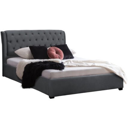 Αγόρασε ΚΡΕΒΑΤΙ ODALYS 150X200 ΒΕΛΟΥΔΟ ΥΦΑΣΜΑ ΓΚΡΙ HM549.11 164x223x100 εκ. σε μοναδική τιμή στο clickforshop.gr