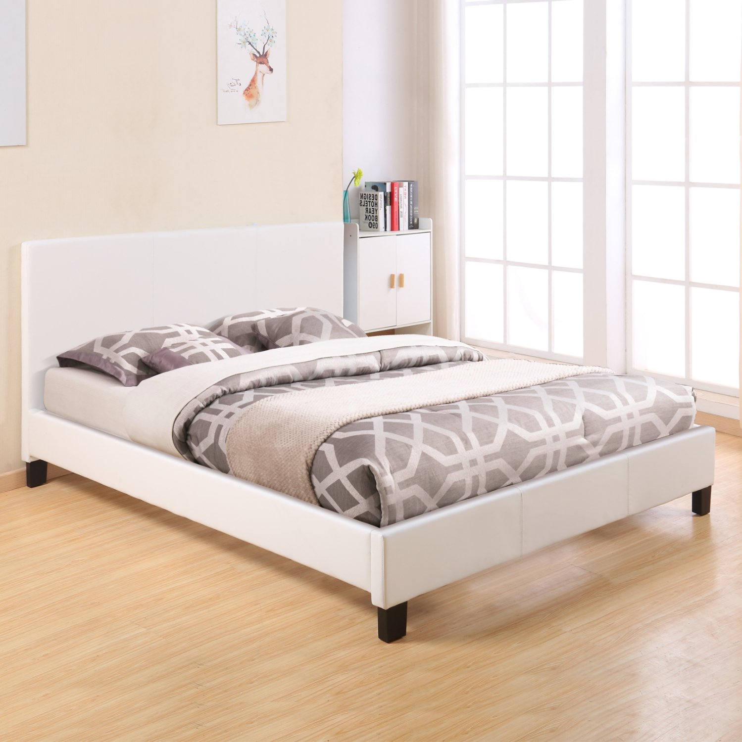 ΚΡΕΒΑΤΙ BECCA 150x200 εκ. ΜΕ PU ΛΕΥΚΟ HM553.01 Αγόρασε ΚΡΕΒΑΤΙ BECCA 150x200 εκ. ΜΕ PU ΛΕΥΚΟ HM553.01 σε μοναδική τιμή στο clickforshop.gr