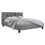Αγόρασε ΚΡΕΒΑΤΙ BILLIE 160x200 εκ. ΜΕ ΥΦΑΣΜΑ ΓΚΡΙ HM551.05 σε μοναδική τιμή στο clickforshop.gr