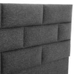 ΚΡΕΒΑΤΙ SOLEDAD ΑΠΟ ΓΚΡΙ ΥΦΑΣΜΑ HM644.01 ΓΙΑ ΣΤΡΩΜΑ 150x200 εκ. - Image 6