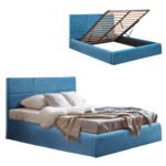 Αγόρασε ΚΡΕΒΑΤΙ BRILEY ΒΕΛΟΥΔΟ ΠΕΤΡΟΛ ΜΕ ΑΠΟΘΗΚΕΥΤΙΚΟ ΧΩΡΟ 160x200 εκ. HM583.18 σε μοναδική τιμή στο clickforshop.gr